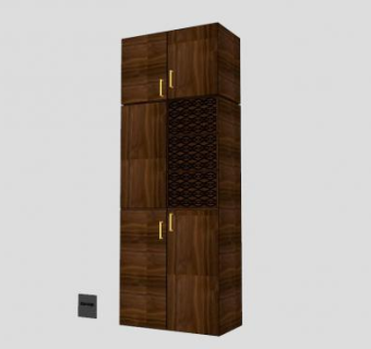 传统餐边柜SU模型下载_sketchup草图大师SKP模型