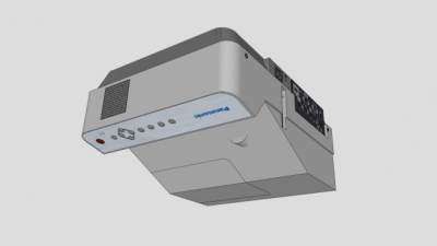 松下超短投影仪SU模型下载_sketchup草图大师SKP模型