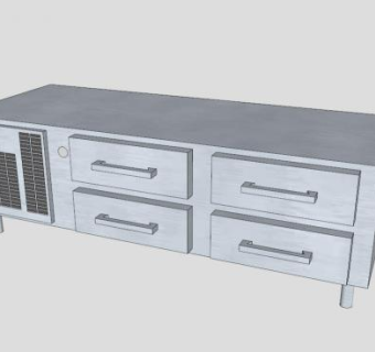 胜利制冷冰箱SU模型下载_sketchup草图大师SKP模型