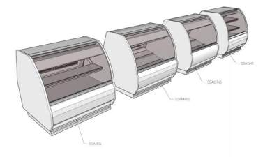 冷藏陈列柜SU模型下载_sketchup草图大师SKP模型