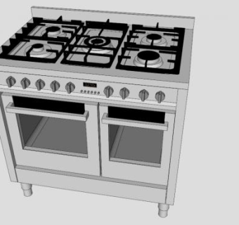 炉灶煤气灶SU模型下载_sketchup草图大师SKP模型