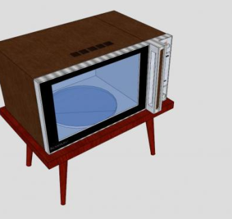 厨房微波炉SU模型下载_sketchup草图大师SKP模型