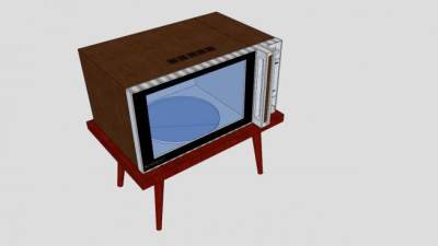 厨房微波炉SU模型下载_sketchup草图大师SKP模型