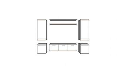 壁挂式办公室餐具柜SU模型下载_sketchup草图大师SKP模型