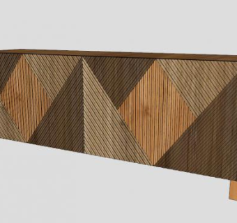 电视餐具柜SU模型下载_sketchup草图大师SKP模型