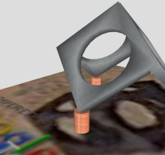 历史名古屋观景雕塑SU模型下载_sketchup草图大师SKP模型