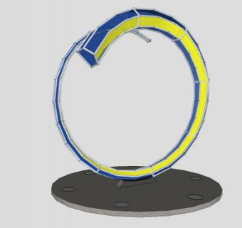 诚市建筑雕塑SU模型下载_sketchup草图大师SKP模型