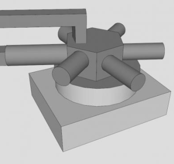 抽象石膏像雕塑下载_sketchup草图大师SKP模型