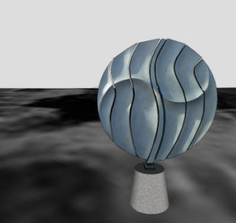 大理石雕塑SU模型下载_sketchup草图大师SKP模型