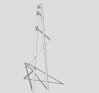 阿方索雕塑SU模型下载_sketchup草图大师SKP模型