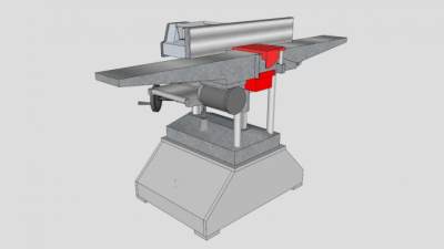龙门刨床的SU模型设计_su模型下载 草图大师模型_SKP模型