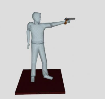 玻璃雕塑雕像SU模型下载_sketchup草图大师SKP模型