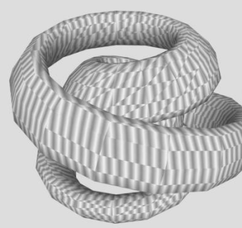 现代艺术旋转雕塑SU模型下载_sketchup草图大师SKP模型