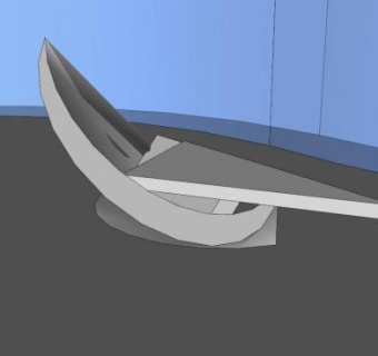 虚拟雕塑廊SU模型下载_sketchup草图大师SKP模型