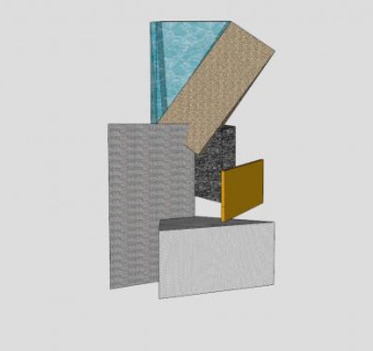 怪异抽象雕塑SU模型下载_sketchup草图大师SKP模型