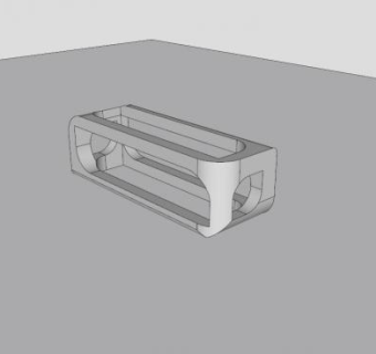 白色设计雕塑SU模型下载_sketchup草图大师SKP模型