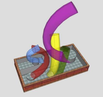 潘多拉盒子雕塑SU模型下载_sketchup草图大师SKP模型