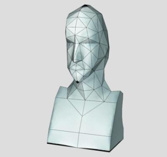 石膏雕塑SU模型下载_sketchup草图大师SKP模型