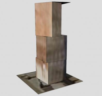 西班牙巴塞罗雕塑SU模型下载_sketchup草图大师SKP模型