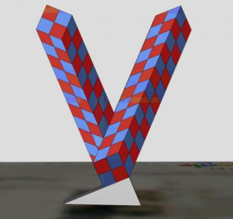 维勒V形雕刻SU模型下载_sketchup草图大师SKP模型