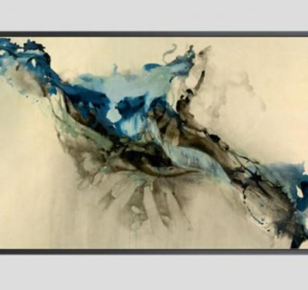 水彩挂画相框SU模型下载_sketchup草图大师SKP模型