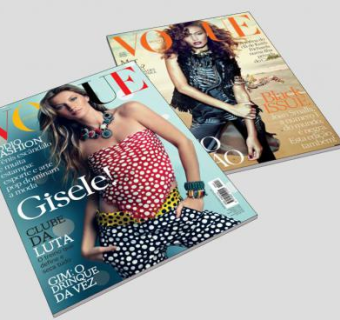 VOGUE杂志SU模型下载_sketchup草图大师SKP模型