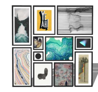 家居挂画SU模型下载_sketchup草图大师SKP模型