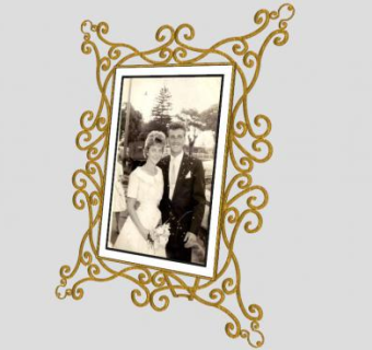 简欧父母相框SU模型下载_sketchup草图大师SKP模型