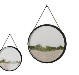 挂件墙壁装饰饰品SU模型下载_sketchup草图大师SKP模型