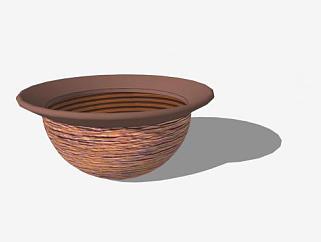 陶瓷碗器皿SU模型下载_sketchup草图大师SKP模型