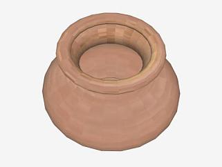 陶瓷花瓶陶器SU模型下载_sketchup草图大师SKP模型