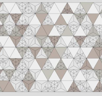 墙壁嵌板棱形背景墙SU模型下载_sketchup草图大师SKP模型