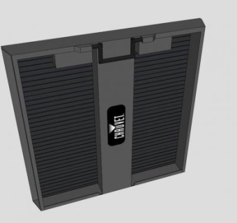 曲线视频墙板SU模型下载_sketchup草图大师SKP模型