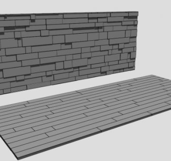 现代背景墙地板SU模型下载_sketchup草图大师SKP模型