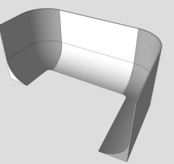 赛克墙背景墙SU模型下载_sketchup草图大师SKP模型