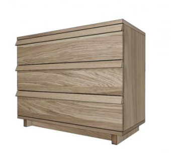 宜家木制抽屉柜SU模型下载_sketchup草图大师SKP模型