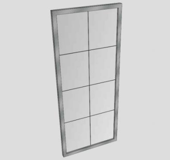 杜克地板镜子SU模型下载_sketchup草图大师SKP模型