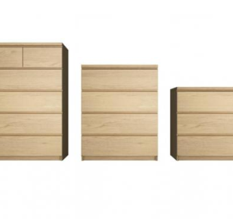 宜家梳妆台合集SU模型下载_sketchup草图大师SKP模型