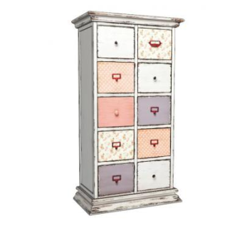 优雅五斗橱SU模型下载_sketchup草图大师SKP模型