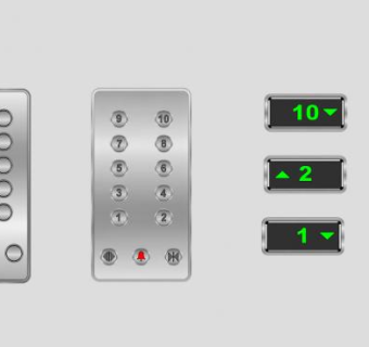 电梯门可见控制器SU模型_su模型下载 草图大师模型_SKP模型