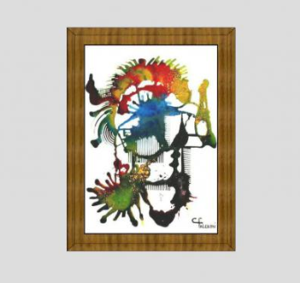 家居木制挂画SU模型下载_sketchup草图大师SKP模型