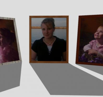 木制画相框SU模型下载_sketchup草图大师SKP模型