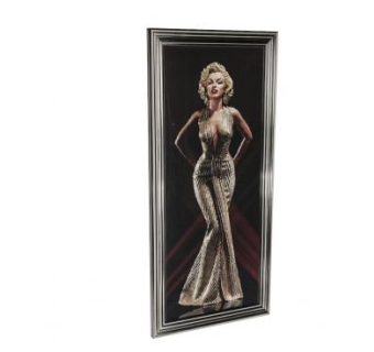 人物赫本相框挂画SU模型下载_sketchup草图大师SKP模型