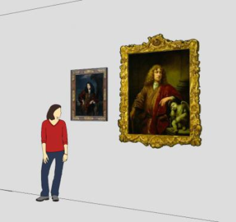 华丽艺术帧相框SU模型下载_sketchup草图大师SKP模型