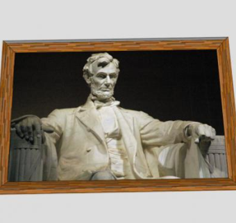 林肯纪念堂相框SU模型下载_sketchup草图大师SKP模型