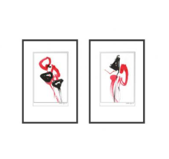 抽象黑色相框绘画SU模型下载_sketchup草图大师SKP模型