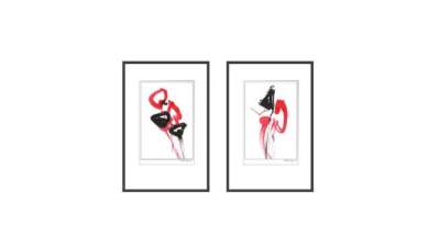 抽象黑色相框绘画SU模型下载_sketchup草图大师SKP模型