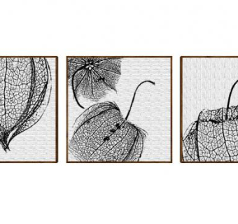 家居装饰三联画挂画SU模型下载_sketchup草图大师SKP模型