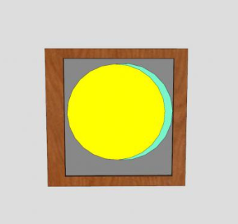 木制装饰画SU模型下载_sketchup草图大师SKP模型