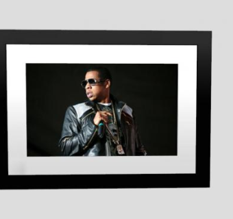 黑色相框歌手挂画SU模型下载_sketchup草图大师SKP模型